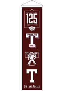 Texas A&amp;M Aggies 125 Years Heritage Banner