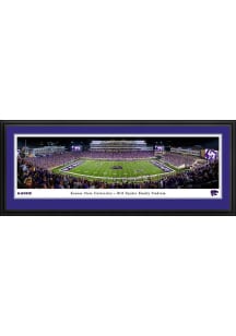 Purple K-State Wildcats Bill Snyder Family Stadium Deluxe Framed Posters