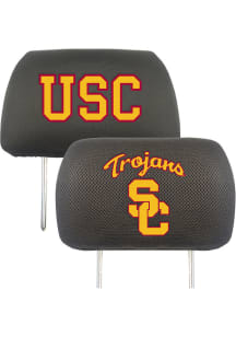 Sports Licensing Solutions USC Trojans Universal Auto Head Rest Cover - Black