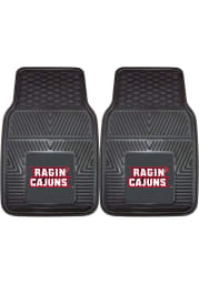 Sports Licensing Solutions UL Lafayette Ragin' Cajuns 18x27 Vinyl Car Mat - Black