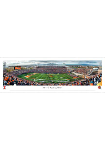 Blakeway Panoramas Illinois Fighting Illini Football Panorama Unframed Poster