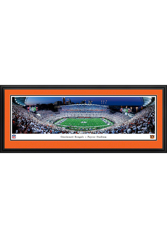 Blakeway Panoramas Cincinnati Bengals Paycor Deluxe Framed Posters