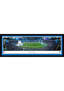 Blakeway Panoramas Detroit Lions 50YRD Line Select Frame Single Mat Framed Posters