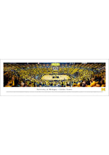 Blakeway Panoramas Michigan Wolverines Basketball Tubed Unframed Poster