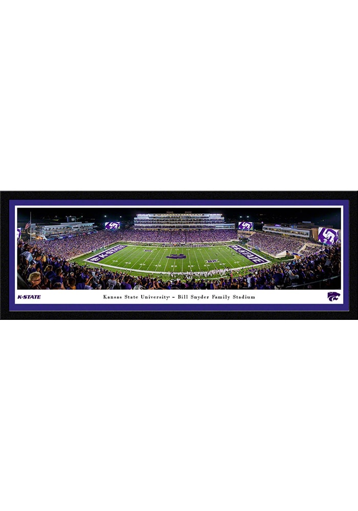 Blakeway Panoramas K-State Wildcats Football Select Framed Posters