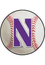 Northwestern Wildcats Baseball Interior Rug
