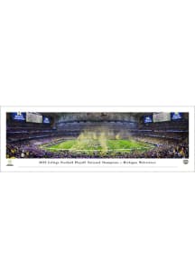 Blakeway Panoramas Michigan Wolverines 2023 College Football National Champions Tubed Unframed P..