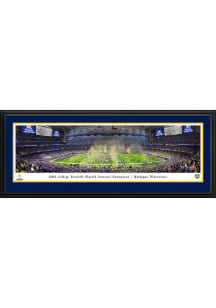 Blakeway Panoramas Michigan Wolverines 2023 College Football National Champions Deluxe Framed Po..