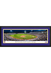 Blakeway Panoramas LSU Tigers 2023 CWS Champions Deluxe Framed Posters