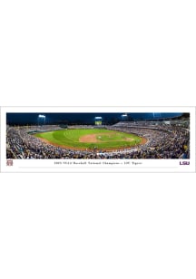 Blakeway Panoramas LSU Tigers 2023 College World Series Champions Framed Posters