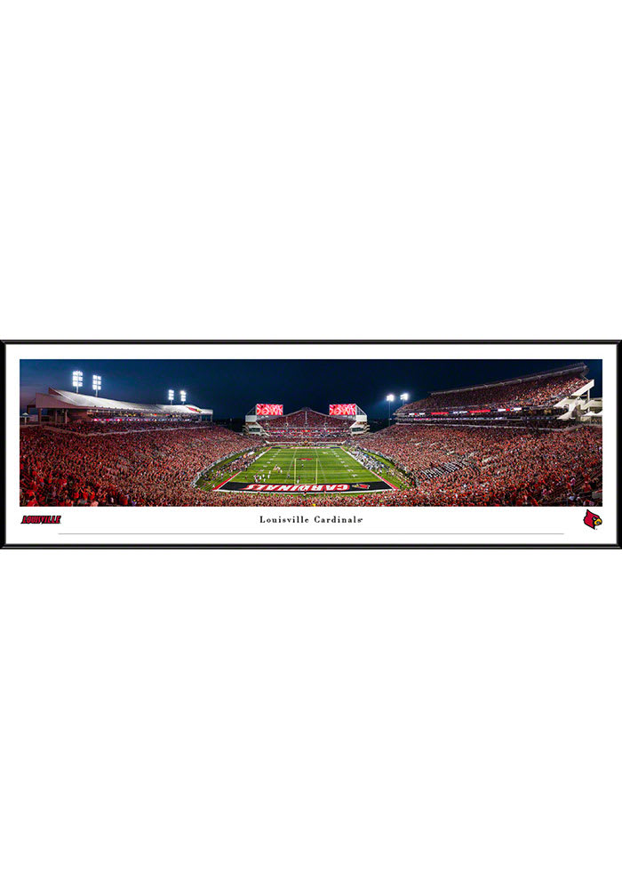 Blakeway Panoramas Louisville Cardinals Framed Panorama Poster