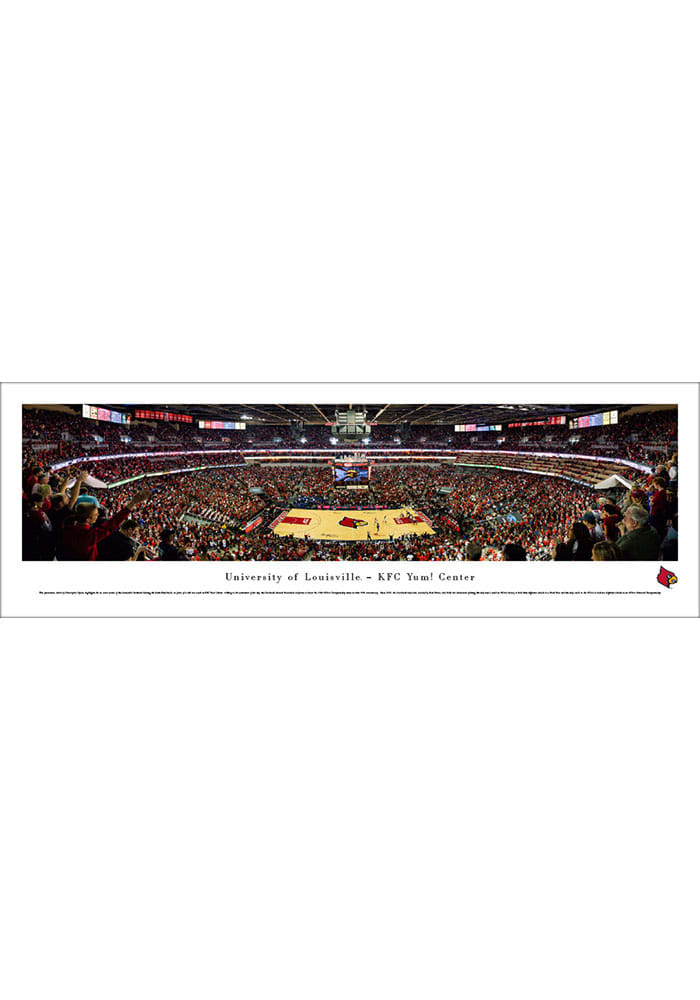 Blakeway Panoramas Louisville Cardinals Framed Panorama Poster