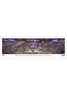 Blakeway Panoramas LSU Tigers 2023 NCAAW National Champs Tubed Unframed Poster