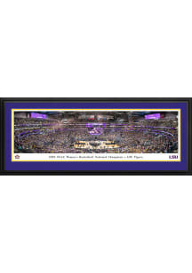 Blakeway Panoramas LSU Tigers 2023 NCAAW National Champs Deluxe Framed Posters