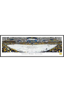 Blakeway Panoramas Michigan Wolverines Hockey Standard Framed Posters