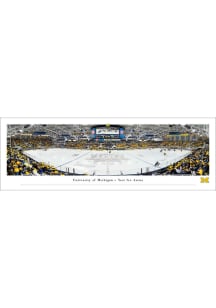 Blakeway Panoramas Michigan Wolverines Hockey Tubed Unframed Poster