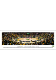 Blakeway Panoramas North Dakota State Bison Basketball Tubed Unframed Poster