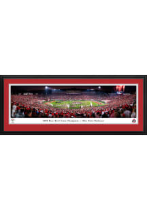Red Ohio State Buckeyes 2022 Rose Bowl Champs Deluxe Framed Posters