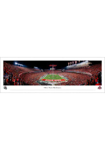 Blakeway Panoramas Ohio State Buckeyes Football End Zone Tubed Unframed Poster