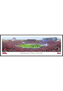 Blakeway Panoramas Ole Miss Rebels Football Run Out Standard Framed Posters