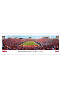 Blakeway Panoramas Ole Miss Rebels Football End Zone Tubed Unframed Poster