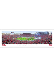 Blakeway Panoramas Ole Miss Rebels Football Run Out Tubed Unframed Poster