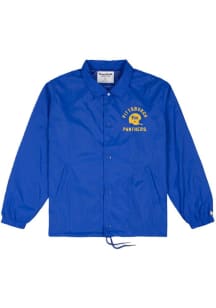 Mens Pitt Panthers Blue Homefield Coaches Light Weight Jacket