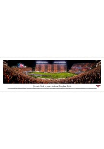 Blakeway Panoramas Virginia Tech Hokies Football Tubed Unframed Poster