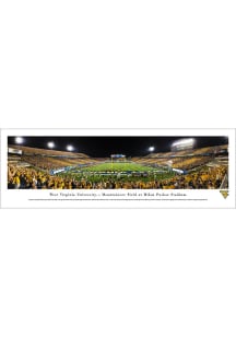 Blakeway Panoramas West Virginia Mountaineers Football End Zone Tubed Unframed Poster