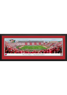 Blakeway Panoramas Wisconsin Badgers Football Deluxe Framed Posters
