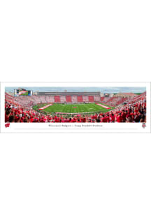 Blakeway Panoramas Wisconsin Badgers Football Tubed Unframed Poster
