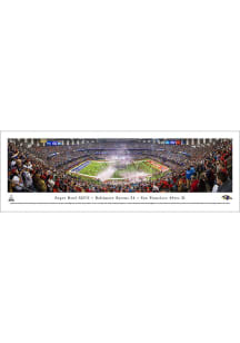 Blakeway Panoramas Baltimore Ravens Super Bowl XLVII Champions Tubed Unframed Poster