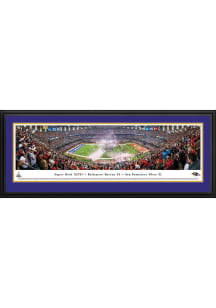 Blakeway Panoramas Baltimore Ravens Super Bowl XLVII Champions Deluxe Framed Posters