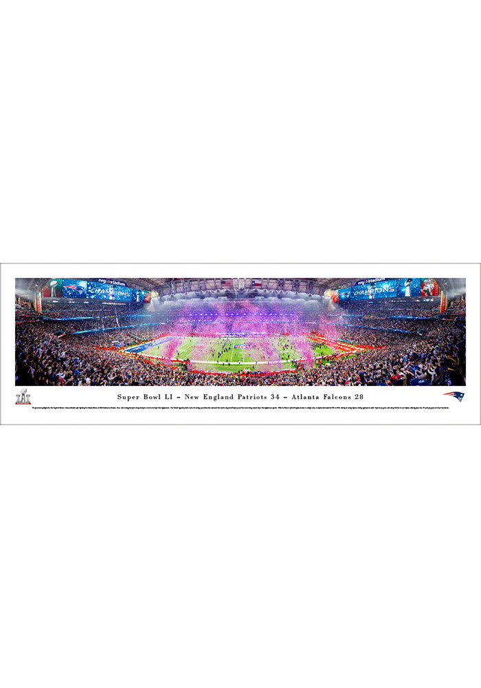 2017 Super Bowl LI New England Patriots Panoramic Picture by Blakeway in  2023