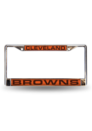 Cleveland Browns Chrome License Frame