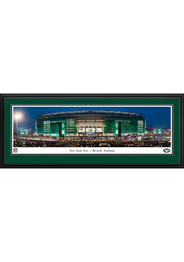 : MetLife Stadium, Home of the New York Jets - 44x18-inch Double  Mat, Deluxe Framed Picture by Blakeway Panoramas : Sports & Outdoors