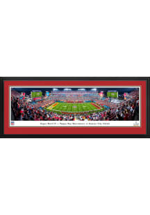 Blakeway Panoramas Tampa Bay Buccaneers Super Bowl LV vs Chiefs Deluxe Framed Posters