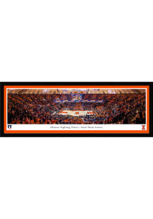 Orange Illinois Fighting Illini Basketball State Farm Center 2024 Select Framed Posters