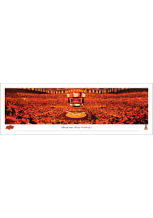 Blakeway Panoramas Oklahoma State Cowboys 2024 Sold Out Gallagher-Iba Wrestling Arena Tubed Unfr..
