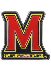 Maryland Terrapins Red Sports Licensing Solutions Color Car Emblem