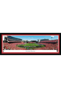 Red Cincinnati Bearcats Nippert Stadium 100th Anniversary End Zone Select Framed Posters