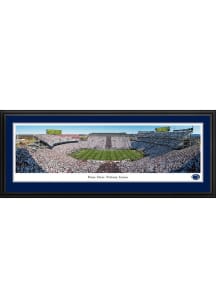 Blue Penn State Nittany Lions Helmet Stripe Deluxe Framed Posters