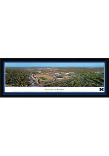 Blue Michigan Wolverines Aerial Select Framed Posters