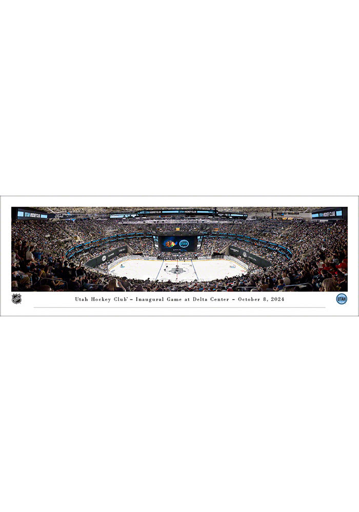 Póster Panorámico UBS Arena - Juego Inaugural 40x13.5 Pulgadas Sin Marco