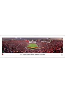 Red USC Trojans Los Angeles Memorial Coliseum Tubed Unframed Poster