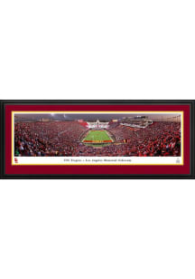 Red USC Trojans Los Angeles Memorial Coliseum Deluxe Framed Posters