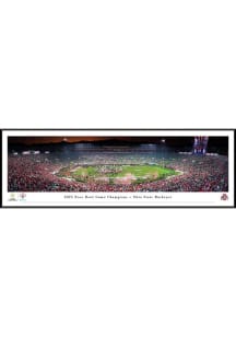 Red Ohio State Buckeyes 2025 Rose Bowl Champions Standard Framed Posters