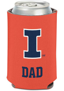 Orange Illinois Fighting Illini Dad Coolie