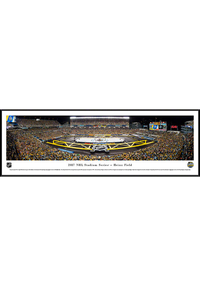 Pittsburgh Penguins 2017 Stadium Series At Heinz Field Standard Framed Posters