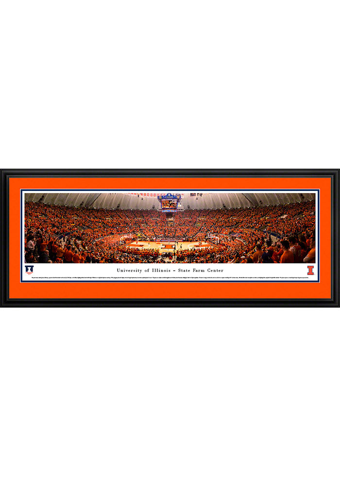 Illinois Fighting Illini State Farm Center Deluxe Framed Posters
